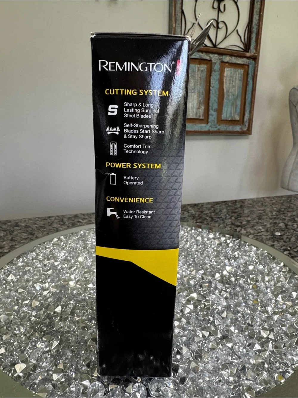 Remington Black and Yellow Nose, Ear & Brow Trimmer Kit NEW